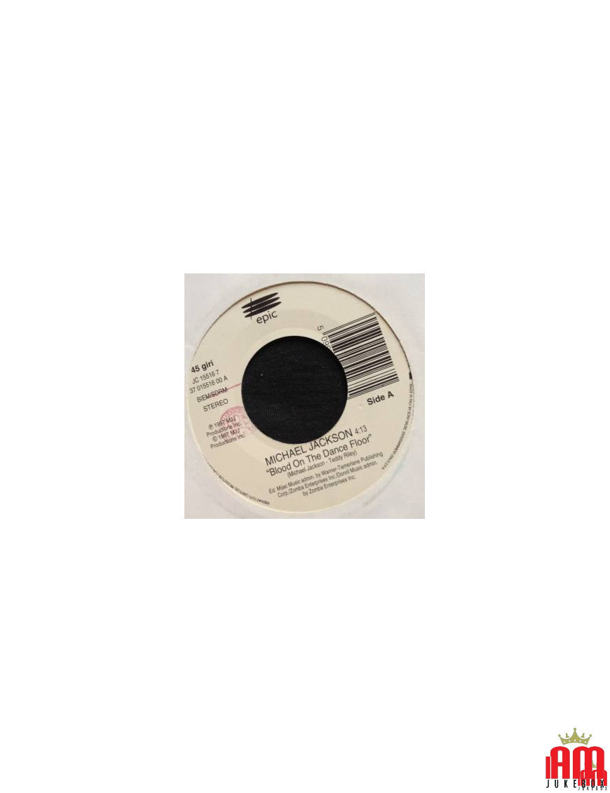 Blood On The Dance Floor Garota Nacional [Michael Jackson,...] - Vinyle 7", 45 RPM, Jukebox [product.brand] 1 - Shop I'm Jukebox