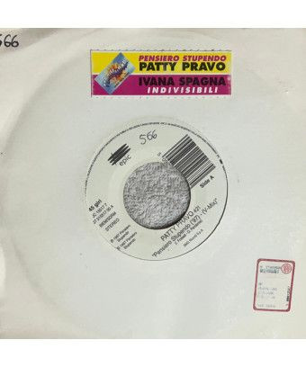 Pensiero Stupendo ('97) - (V-Mix) Indivisibili [Patty Pravo,...] - Vinyle 7", 45 RPM, Jukebox [product.brand] 1 - Shop I'm Jukeb