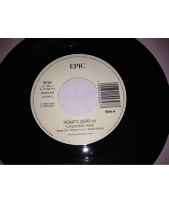 L'Impossibile Vivere Nice & Nasty [Renato Zero,...] - Vinyl 7", 45 RPM, Jukebox [product.brand] 1 - Shop I'm Jukebox 