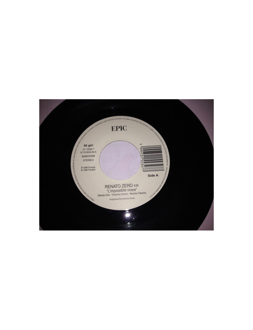 L'Impossibile Vivere Nice & Nasty [Renato Zero,...] - Vinyl 7", 45 RPM, Jukebox [product.brand] 1 - Shop I'm Jukebox 