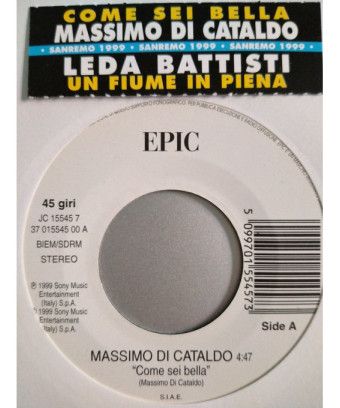 Come Sei Bella Un Fiume In Full [Massimo Di Cataldo,...] - Vinyle 7", Jukebox, Promo [product.brand] 1 - Shop I'm Jukebox 