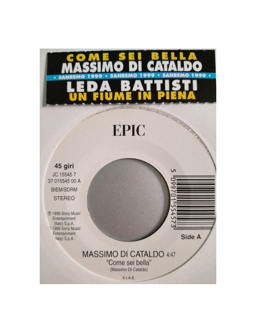 Come Sei Bella Un Fiume In Full [Massimo Di Cataldo,...] – Vinyl 7", Jukebox, Promo