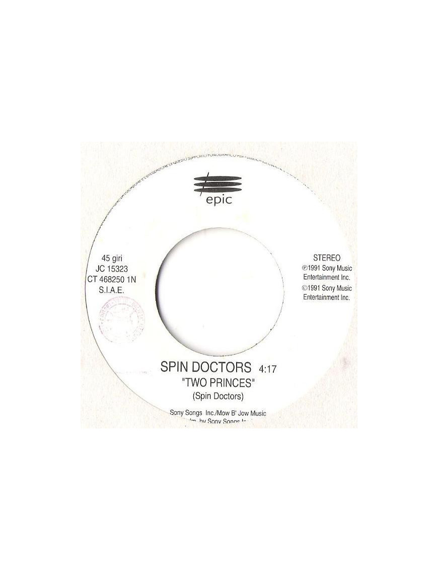 Two Princes Deep Forest [Spin Doctors,...] – Vinyl 7", 45 RPM, Stereo [product.brand] 1 - Shop I'm Jukebox 