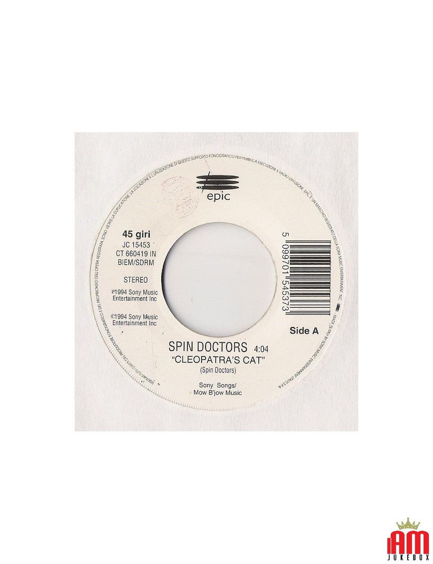 Cleopatra's Cat The Color Of My Dreams [Spin Doctors,...] - Vinyl 7", 45 RPM, Stereo [product.brand] 1 - Shop I'm Jukebox 