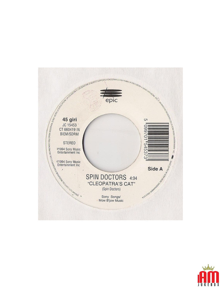 Cleopatra's Cat The Color Of My Dreams [Spin Doctors,...] – Vinyl 7", 45 RPM, Stereo