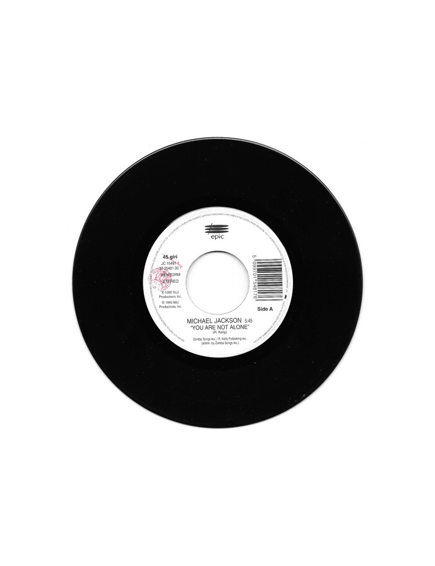 You Are Not Alone I Will Remember [Michael Jackson,...] - Vinyl 7", Single [product.brand] 1 - Shop I'm Jukebox 