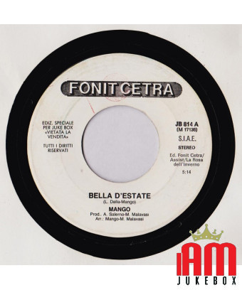 Bella D'Estate Cocco Bello Africa [Mango (2),...] - Vinyl 7", 45 RPM, Jukebox [product.brand] 1 - Shop I'm Jukebox 
