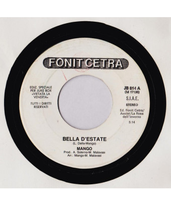 Bella D'Estate   Cocco Bello Africa [Mango (2),...] - Vinyl 7", 45 RPM, Jukebox