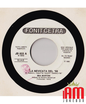 La Nevicata Del '56 Tu...Sì [Mia Martini,...] - Vinyl 7", 45 RPM, Jukebox [product.brand] 1 - Shop I'm Jukebox 