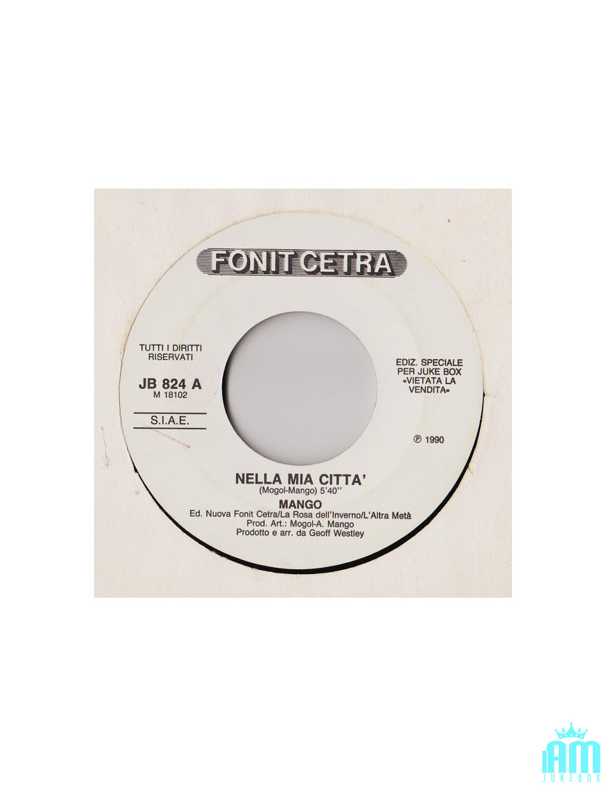 In My City The Butterfly [Mango (2),...] - Vinyl 7", 45 RPM, Jukebox [product.brand] 1 - Shop I'm Jukebox 