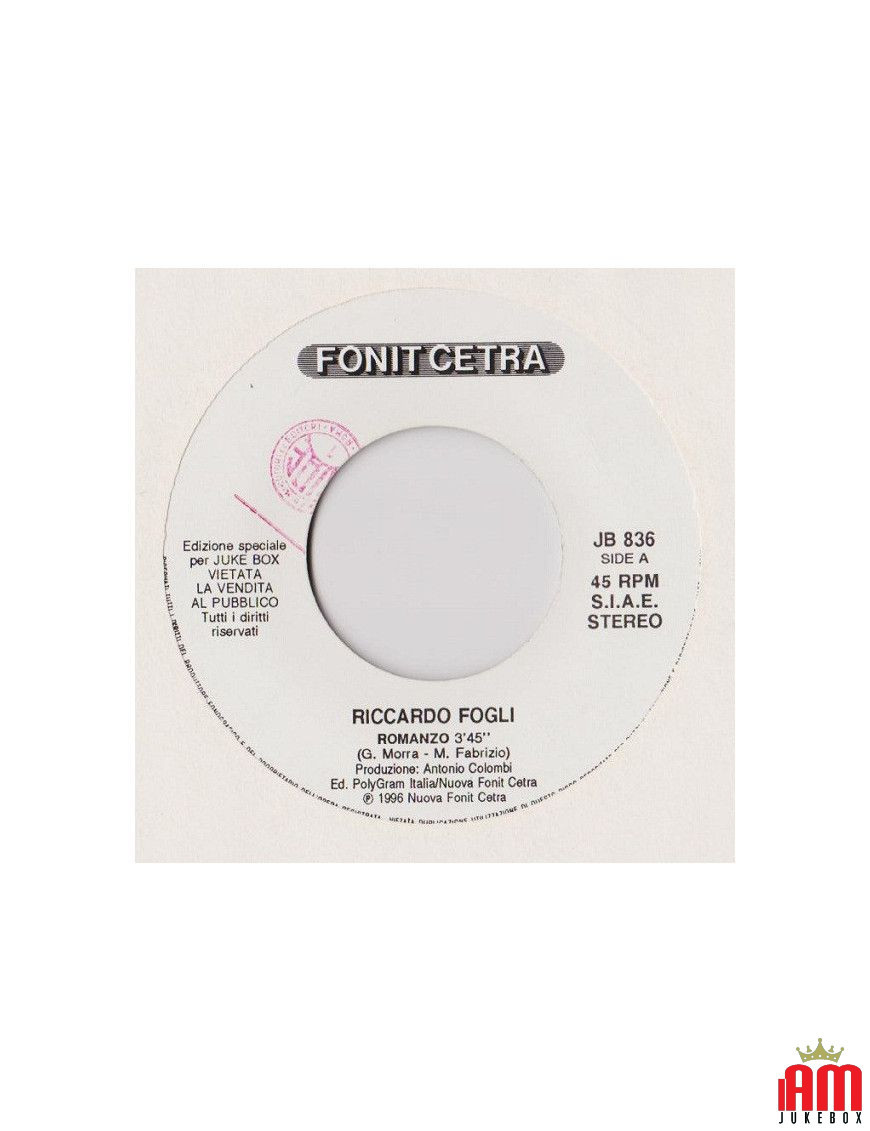 Novel Solo Lei [Riccardo Fogli,...] - Vinyl 7", 45 RPM, Jukebox, Stereo [product.brand] 1 - Shop I'm Jukebox 