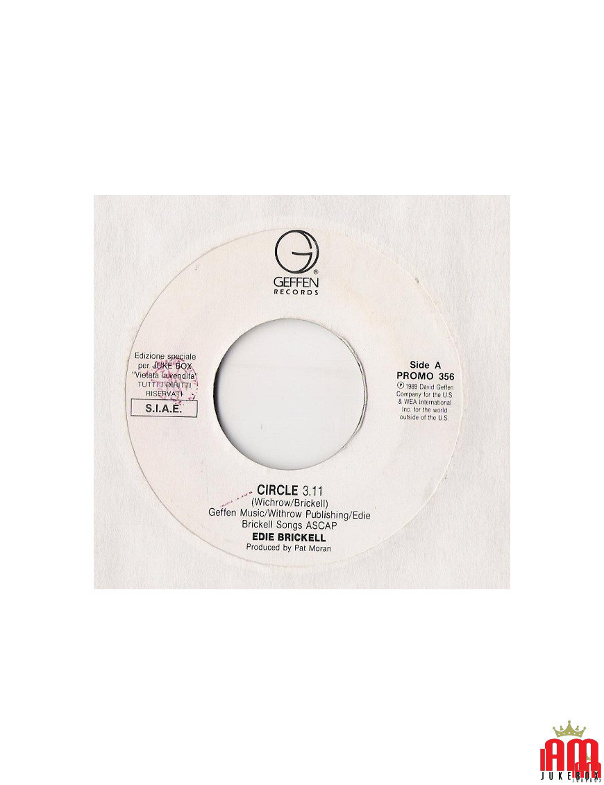 Circle Only I Pazzi Can Love [Edie Brickell,...] - Vinyl 7", 45 RPM, Jukebox [product.brand] 1 - Shop I'm Jukebox 