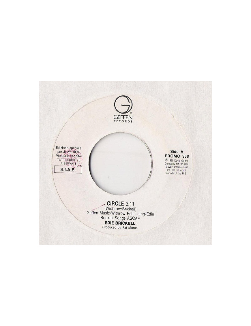 Circle Only I Pazzi Can Love [Edie Brickell,...] - Vinyle 7", 45 RPM, Jukebox [product.brand] 1 - Shop I'm Jukebox 