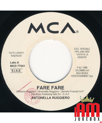 Fare Fare Don't Stop Movin' [Antonella Ruggiero,...] - Vinyl 7", 45 RPM, Promo [product.brand] 1 - Shop I'm Jukebox 