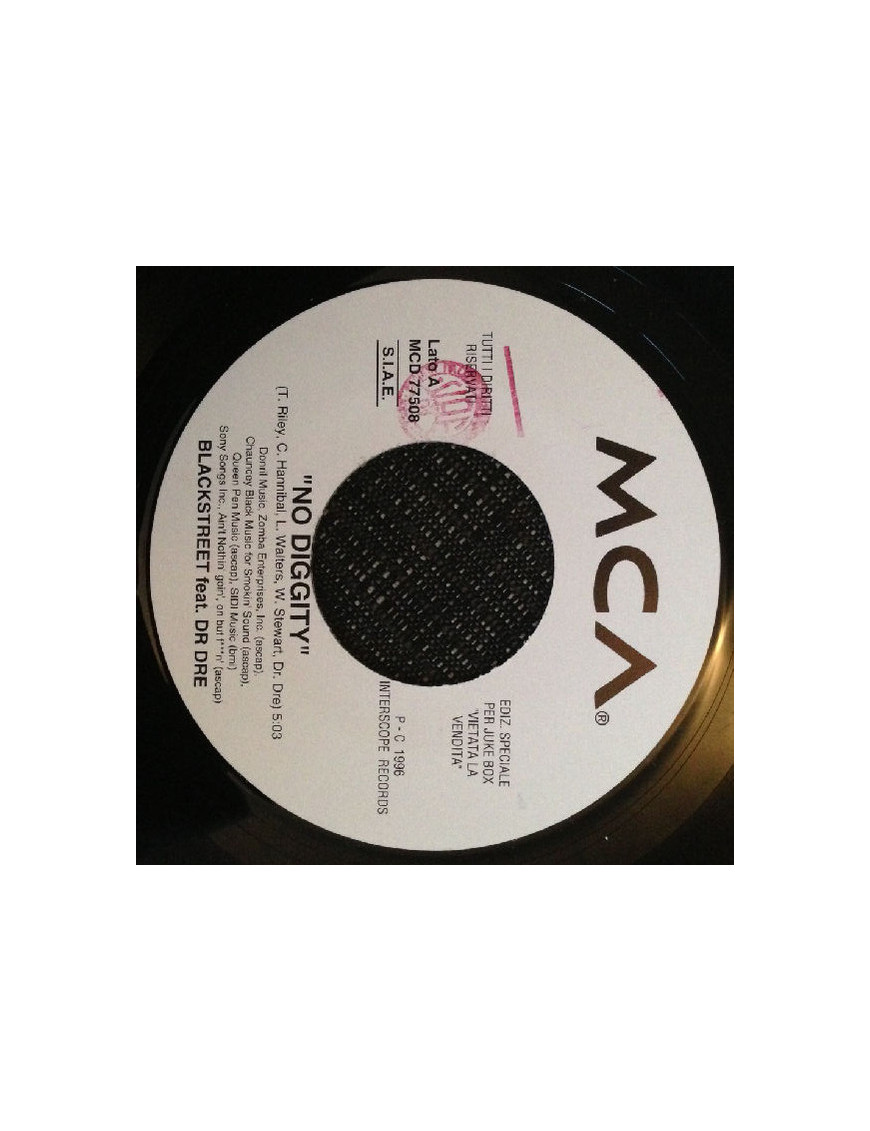 No Diggity What's Love Got To Do With It [Blackstreet,...] – Vinyl 7", Jukebox [product.brand] 1 - Shop I'm Jukebox 