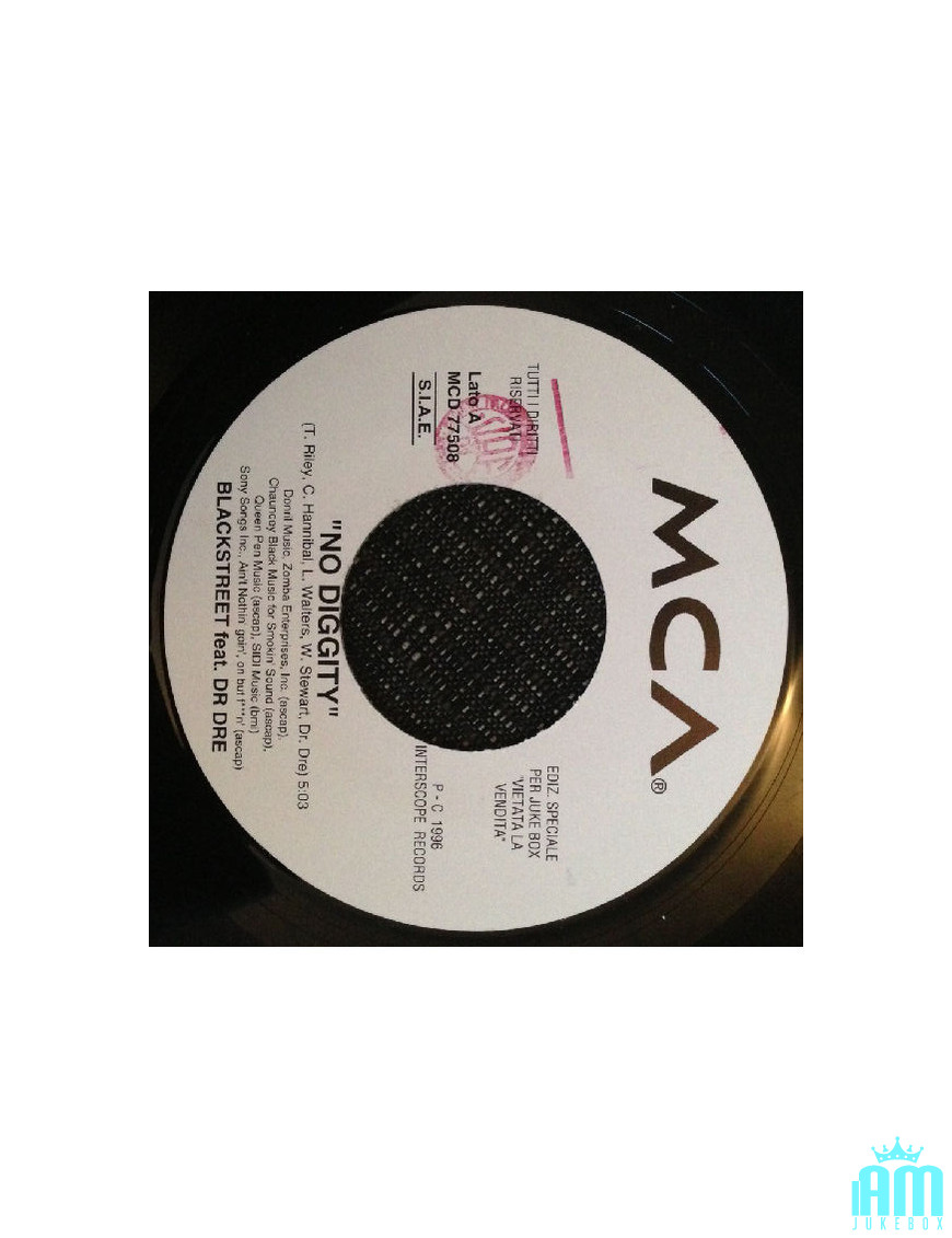 No Diggity Qu'est-ce que l'amour a à voir avec ça [Blackstreet,...] - Vinyl 7", Jukebox [product.brand] 1 - Shop I'm Jukebox 