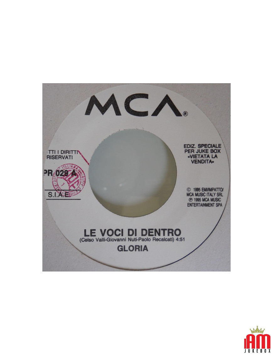 Le Voci Di Inside Ci Stai O Non Ci Sta [Gloria Bonaveri,...] – Vinyl 7", 45 RPM, Jukebox [product.brand] 1 - Shop I'm Jukebox 