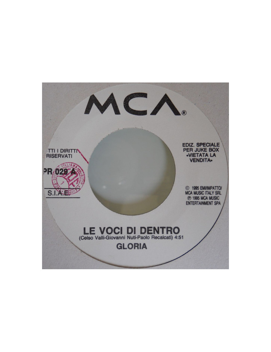 Le Voci Di Dentro Ci Stai O Non Ci Stai [Gloria Bonaveri,...] - Vinyl 7", 45 RPM, Jukebox [product.brand] 1 - Shop I'm Jukebox 