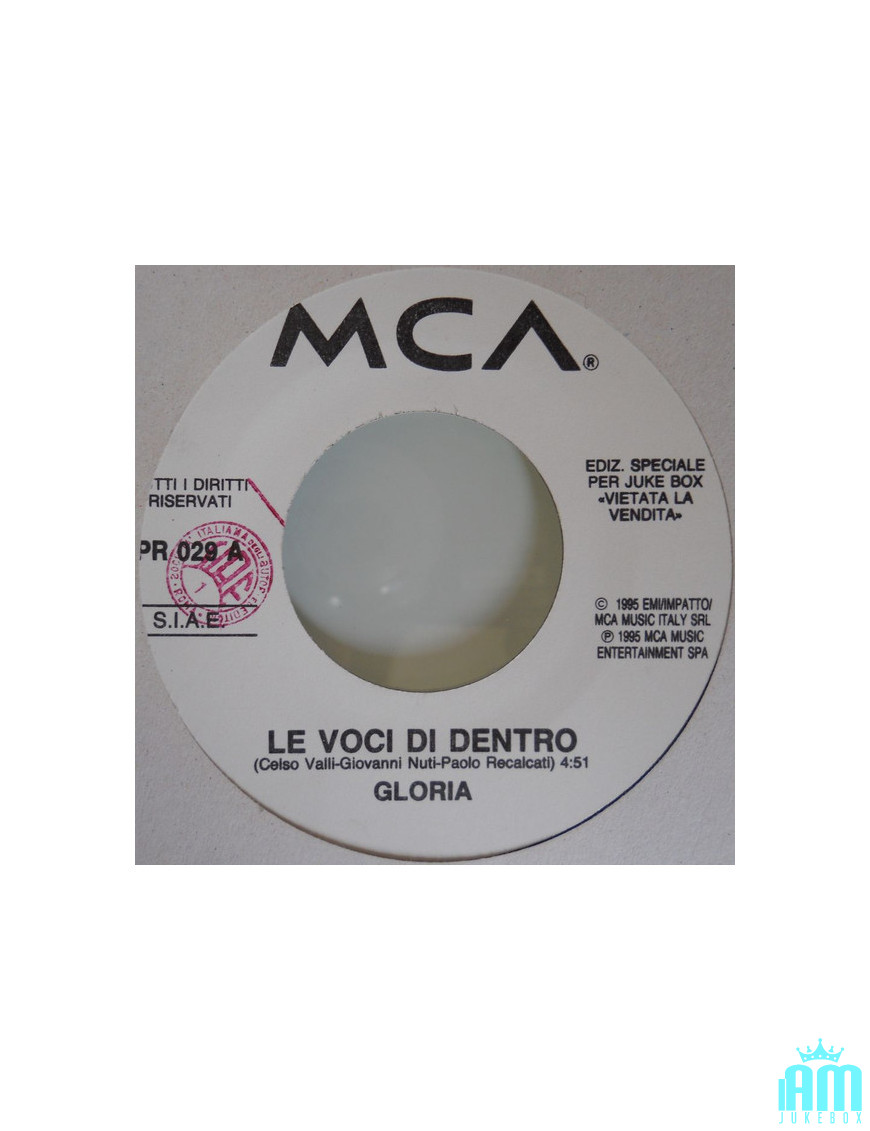 Le Voci Di Inside Ci Stai O Non Ci Sta [Gloria Bonaveri,...] - Vinyl 7", 45 RPM, Jukebox [product.brand] 1 - Shop I'm Jukebox 