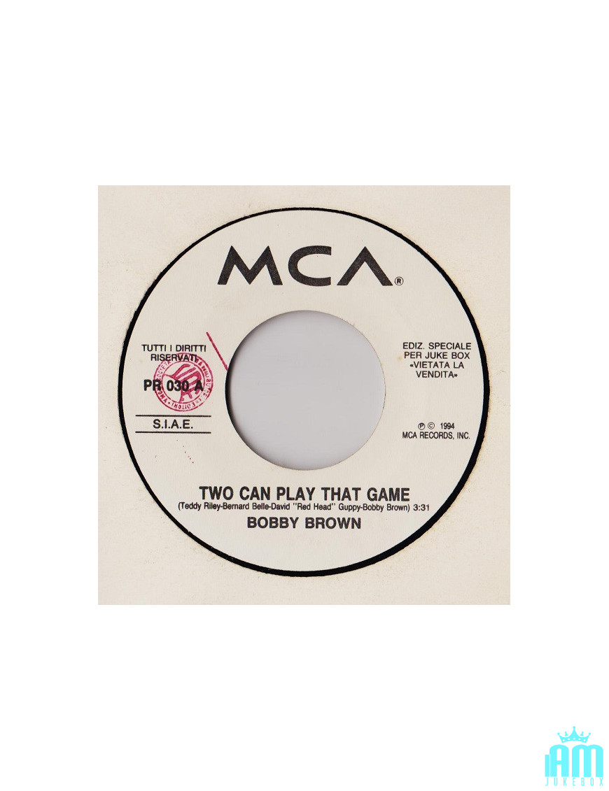 Two Can Play That Game Spirit Inside [Bobby Brown,...] – Vinyl 7", 45 RPM, Jukebox [product.brand] 1 - Shop I'm Jukebox 