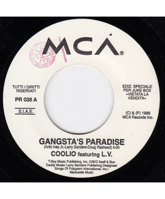 Gangsta's Paradise   Long Shot [Coolio,...] - Vinyl 7", 45 RPM, Promo
