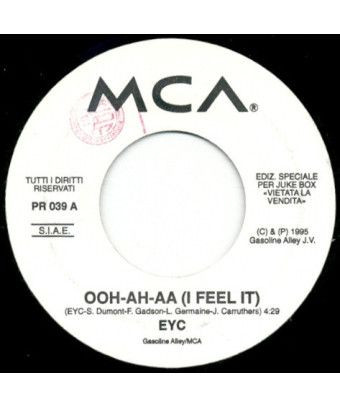 Ooh-ah-aa (I Feel It) Viens comme tu es [EYC,...] - Vinyl 7", 45 RPM, Jukebox [product.brand] 1 - Shop I'm Jukebox 