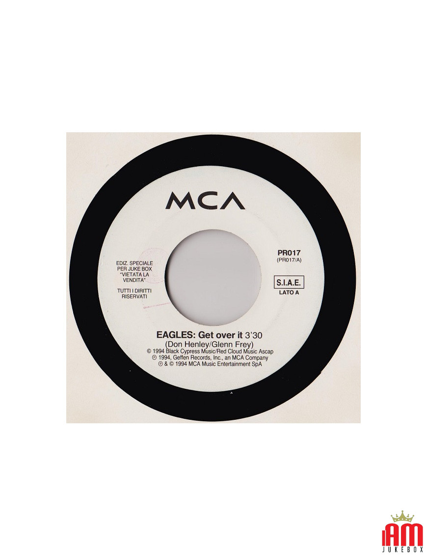 Get Over It Best Of My Love (Radio Mix) [Eagles,...] – Vinyl 7", 45 RPM, Jukebox