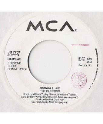 Highway 5 Lass uns darüber reden [The Blessing,...] – Vinyl 7", 45 RPM, Promo [product.brand] 1 - Shop I'm Jukebox 