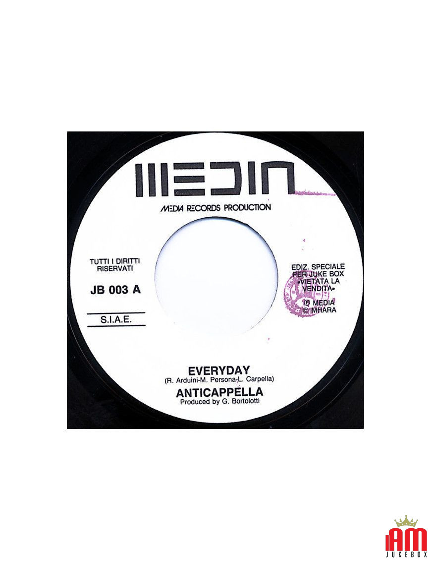 Chaque jour ce que je dois faire [Anticappella,...] - Vinyl 7", 45 RPM, Jukebox [product.brand] 1 - Shop I'm Jukebox 