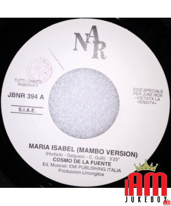 Maria Isabel [Cosmo De La Fuente] – Vinyl 7", 45 RPM, Jukebox [product.brand] 1 - Shop I'm Jukebox 