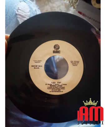 1,2,3 Dame El jamon [Barrio Latino (2)] - Vinyle 7", 45 RPM, Jukebox