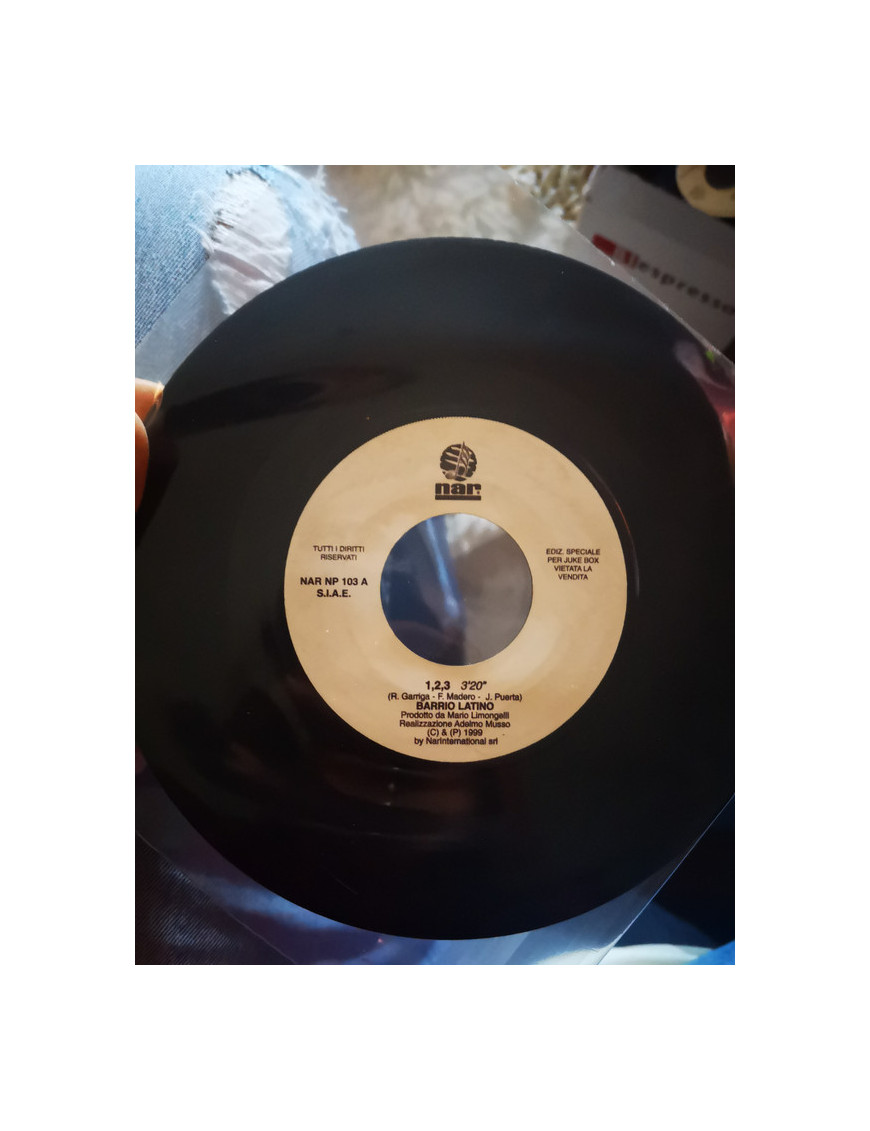 1,2,3 Dame El jamon [Barrio Latino (2)] - Vinyl 7", 45 RPM, Jukebox [product.brand] 1 - Shop I'm Jukebox 