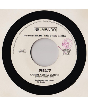 Gimme A Little Sign Amare Il Mare [Deeldo,...] - Vinyl 7", 45 RPM, Jukebox [product.brand] 1 - Shop I'm Jukebox 