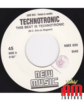 This Beat Is Technotronic Say It To Your Brother [Technotronic,...] – Vinyl 7", 45 RPM, Jukebox [product.brand] 1 - Shop I'm Juk