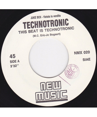 This Beat Is Technotronic   Say It To Your Brother [Technotronic,...] - Vinyl 7", 45 RPM, Jukebox