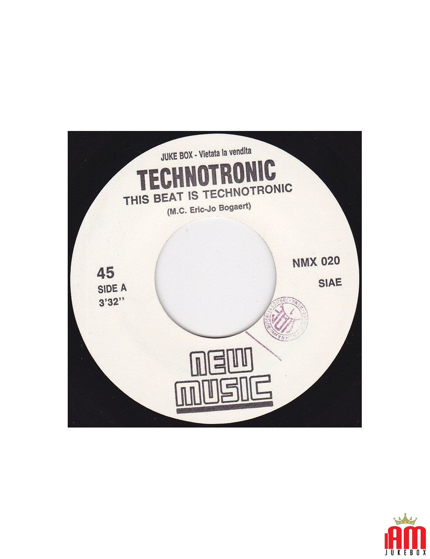 This Beat Is Technotronic Say It To Your Brother [Technotronic,...] - Vinyl 7", 45 RPM, Jukebox [product.brand] 1 - Shop I'm Juk