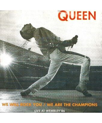 We Will Rock You We Are The Champions (Live At Wembley '86) [Queen] – Vinyl 7", 45 RPM [product.brand] 1 - Shop I'm Jukebox 