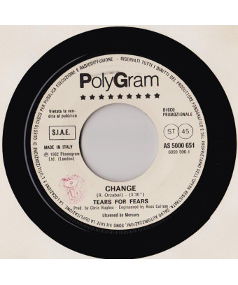 Change   Ariò [Tears For Fears,...] - Vinyl 7", 45 RPM, Promo