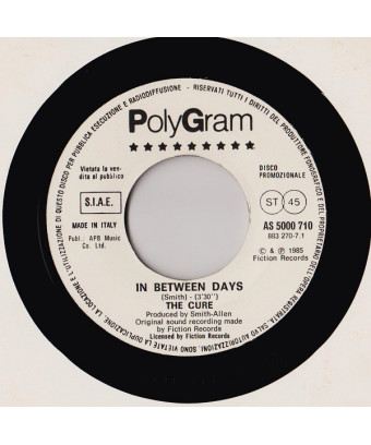 In Between Days Like A Fool [The Cure,...] – Vinyl 7", 45 RPM, Jukebox, Promo [product.brand] 1 - Shop I'm Jukebox 