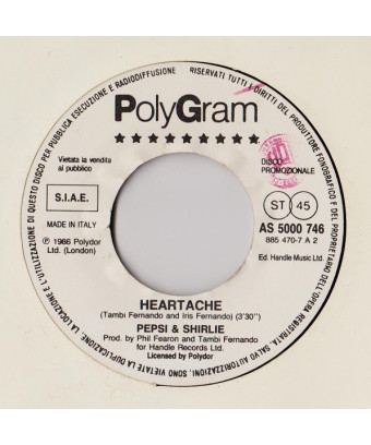 Heartache   C'est La Ouate [Pepsi & Shirlie,...] - Vinyl 7", 45 RPM, Promo