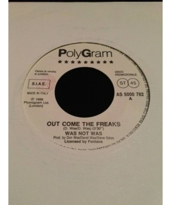 Out Come The Freaks Love Struck [Was (Not Was),...] - Vinyle 7", 45 RPM, Promo [product.brand] 1 - Shop I'm Jukebox 