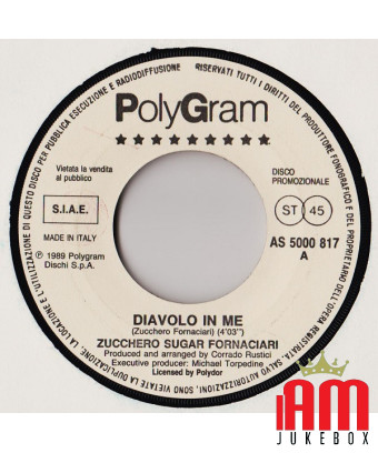 Devil In Me But What's The Hurry [Zucchero,...] - Vinyl 7", 45 RPM, Promo [product.brand] 1 - Shop I'm Jukebox 