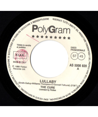 Lullaby   Un Cuore Semplice [The Cure,...] - Vinyl 7", 45 RPM, Promo