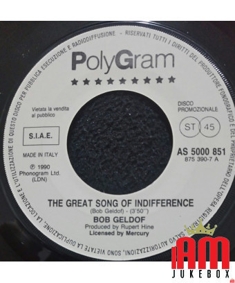 The Great Song Of Indifference Whole Lotta Love [Bob Geldof,...] – Vinyl 7", 45 RPM, Promo [product.brand] 1 - Shop I'm Jukebox 