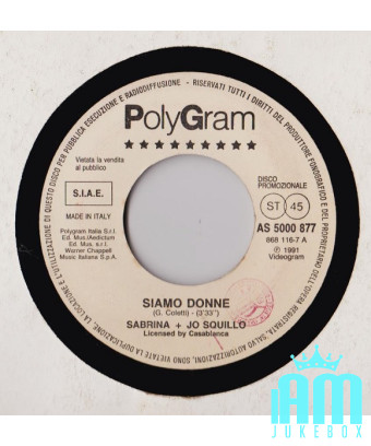 We are Women of the Earth [Sabrina,...] – Vinyl 7", 45 RPM, Promo [product.brand] 1 - Shop I'm Jukebox 