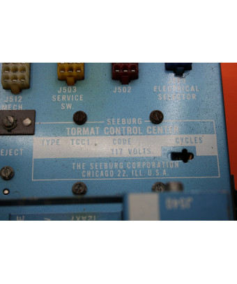 SEEBURG TCC1 TORMAT CONTROL CENTER JUKEBOX (BLACK TRANSFORMER) scc179