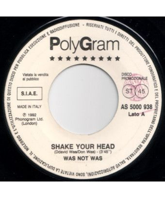 Shake Your Head A Small Victory [Was (Not Was),...] - Vinyl 7", 45 RPM, Promo [product.brand] 1 - Shop I'm Jukebox 