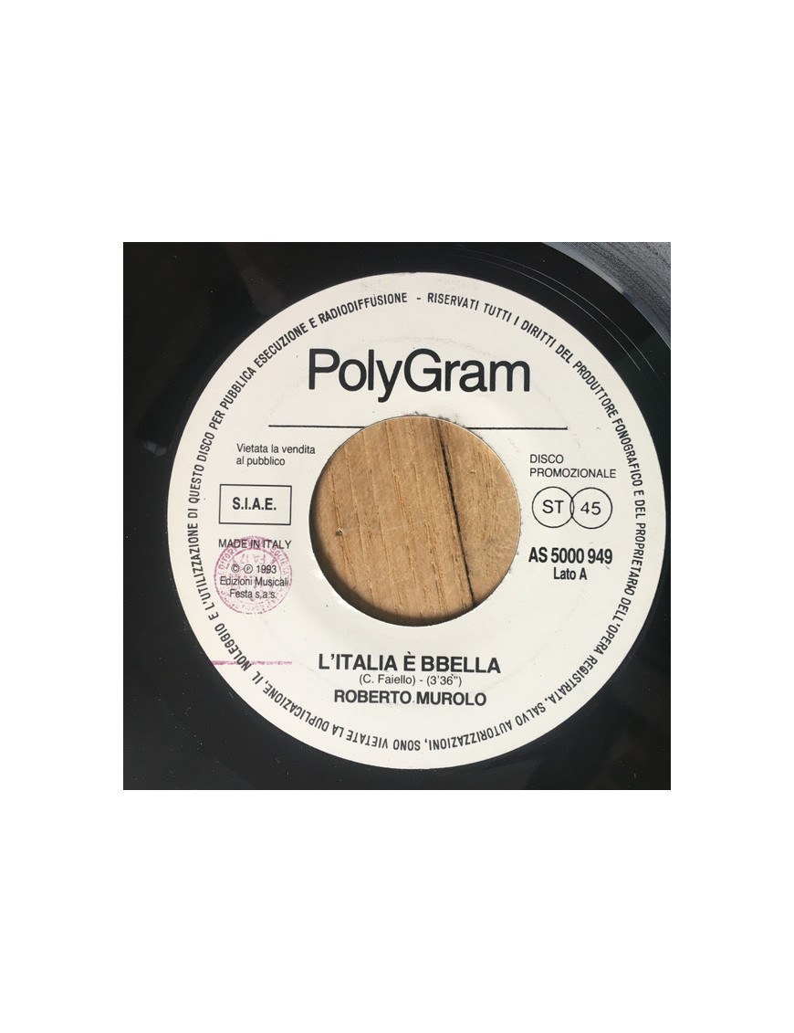 L'Italia È Bbella Non So Più A Chi Credere [Roberto Murolo,...] - Vinyl 7", 45 RPM, Promo [product.brand] 1 - Shop I'm Jukebox 