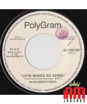 Love Makes No Sense All That She Wants [Alexander O'Neal,...] – Vinyl 7", 45 RPM, Promo [product.brand] 1 - Shop I'm Jukebox 