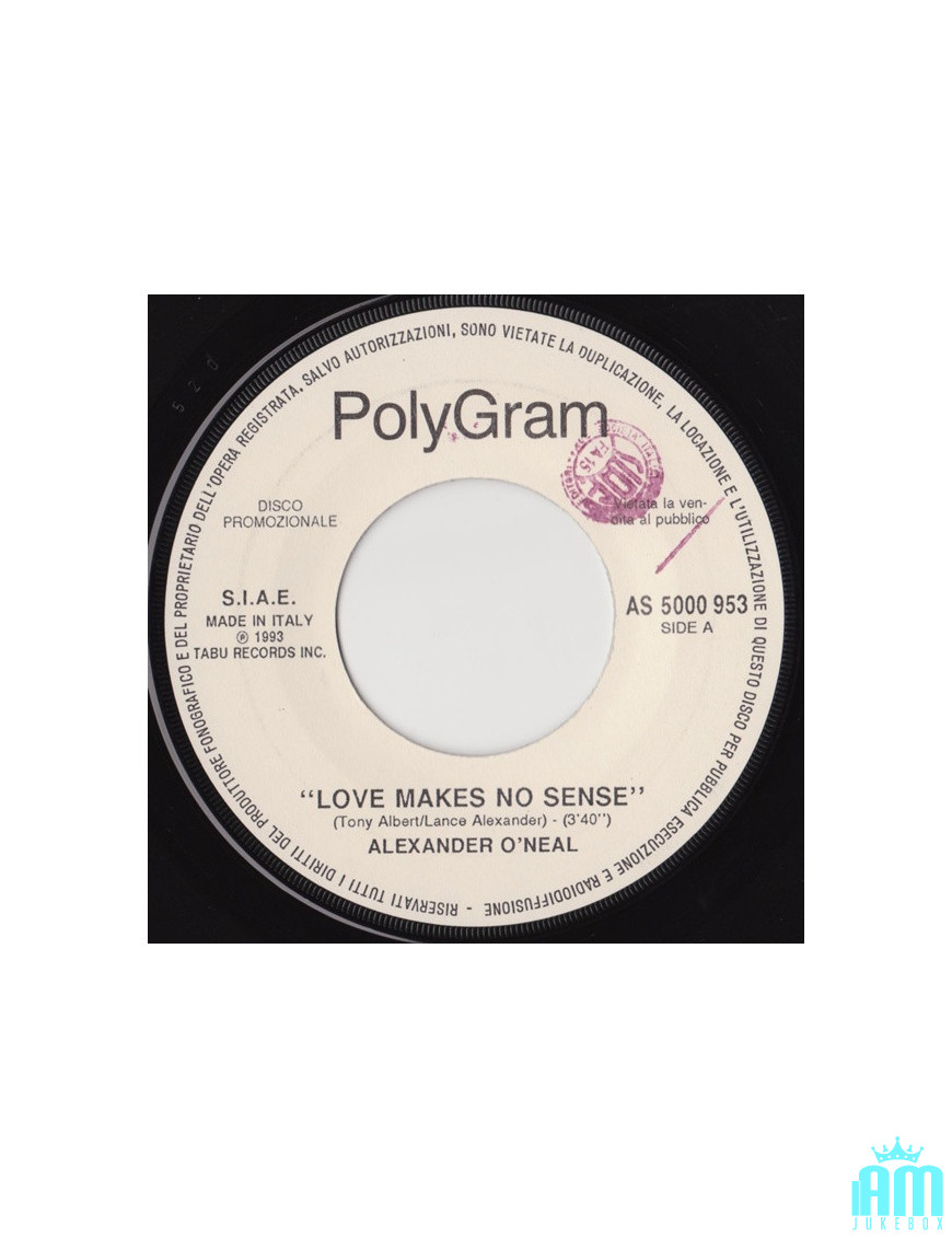 Love Makes No Sense All That She Wants [Alexander O'Neal,...] - Vinyl 7", 45 RPM, Promo [product.brand] 1 - Shop I'm Jukebox 
